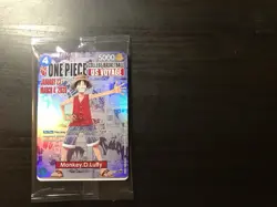 (4 SEALED) Bandai One Piece CCG Monkey.D.Luffy US Voyage Promo Foil Card P-055 - Image 4