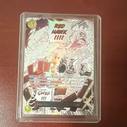 One Piece CCG Gum-Gum Fire-Fist Pistol Red Hawk Event Holo OP11-114 - Image 1