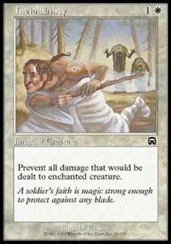 Inviolability - Medium Play MTG Mercadian Masques - Image 1