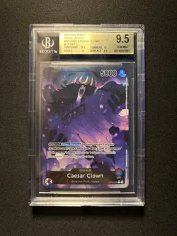Caesar Clown Leader OP10-002 Parallel Royal Blood One Piece English BGS 9.5 - Image 1