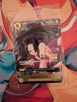 One Piece Boa Hancock Pre Release Event Winner P-115 Sealed Holo Stamp Op-15 - Image 1