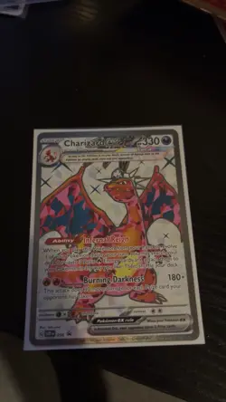 Pokemon TCG Charizard EX SVP056 Holo Black Star Promo Card NM Condition - Image 1