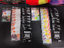 Large Union Arena RELEASE EVENT LOT (Bleach and Hunterxhunter) - Image 1