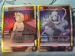 Edward & Alphonse Elric Fullmetal Alchemist FMA 101 103 SR Union Arena Card Foil - Image 1