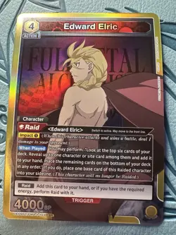 Edward & Alphonse Elric Fullmetal Alchemist FMA 101 103 SR Union Arena Card Foil - Image 2