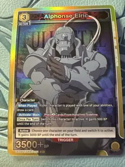 Edward & Alphonse Elric Fullmetal Alchemist FMA 101 103 SR Union Arena Card Foil - Image 3