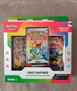 Pokemon TCG First Partner Illustration Collection Box Series 1 Brand New Sealed - Image 1