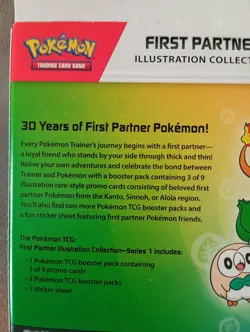 Pokemon TCG First Partner Illustration Collection Box Series 1 Brand New Sealed - Image 3