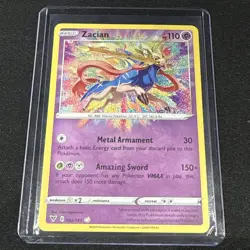 Pokemon Card Zacian 082/185 Vivid Voltage Holo Amazing Rare NM - Image 1