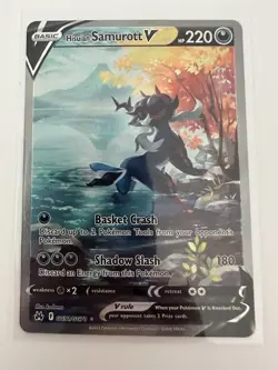 Pokemon TCG: Hisuian Samurott V GG51/GG70 Crown Zenith: Galarian Gallery - Image 1
