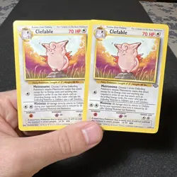 Clefable 17/64 Jungle Rare Pokemon Card Non-Holo 2 - Image 1