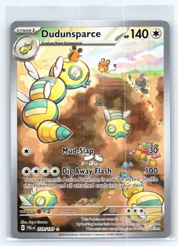 Dudunsparce 229/193 Holo Illustration Rare Paldea Evolved Pokemon Card - Image 1