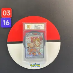 Arcanine ex SR CSV3C-141/130 Pokemon Card Chinese Grade10 - Image 1