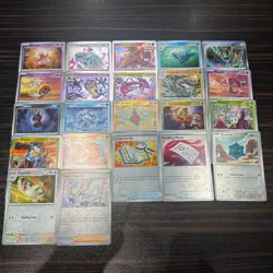 Pokemon TCG Bundle 22 Cards Surging Sparks Holo Mixed - Image 1