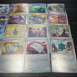Pokemon TCG Bundle 22 Cards Surging Sparks Holo Mixed - Image 4