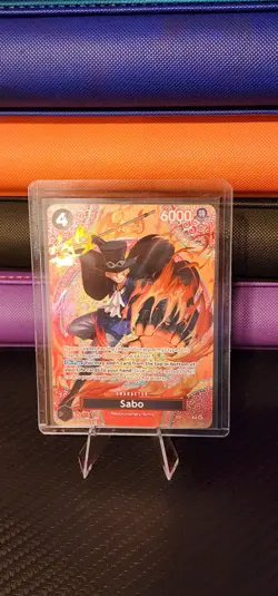 Sabo (P-105) (SP) - Adventure on Kami's Island (OP15-EB04) TCG English Card - Image 1