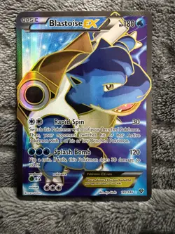 Blastoise EX (142 Full Art) 142/146 XY Holo Pokemon Card - Image 1