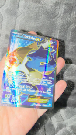 Blastoise EX (142 Full Art) 142/146 XY Holo Pokemon Card - Image 2