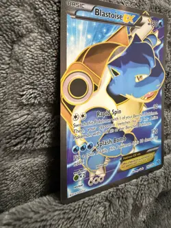 Blastoise EX (142 Full Art) 142/146 XY Holo Pokemon Card - Image 3