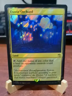 MTG: Exotic Orchard SURGE FOIL #867, NM Universes Betond: Doctor Who Land Card!! - Image 1