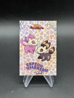 Espeon Umbreon Cracked Ice Pokemon Halloween Database Card 36 Peru Us Seller - Image 1