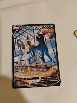 Pokemon Umbreon V Ultra Rare Full Art TG22/TG30 Brilliant Stars Card - Image 1
