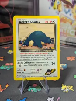 Rocket's Snorlax Gym Heroes Set 33/132 Pokemon TCG Card - Image 1