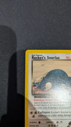 Rocket's Snorlax Gym Heroes Set 33/132 Pokemon TCG Card - Image 3