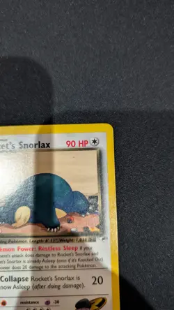 Rocket's Snorlax Gym Heroes Set 33/132 Pokemon TCG Card - Image 4
