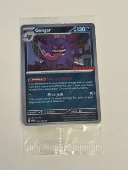 Gengar Promo Card Pokemon Gamestop Stamped 050/088 SEALED - Image 1