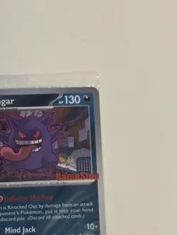 Gengar Promo Card Pokemon Gamestop Stamped 050/088 SEALED - Image 5