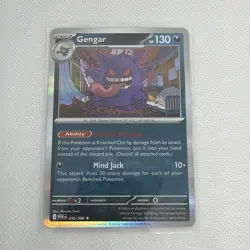 Gengar 050/088 Reverse Holo Pokemon Card Stage 2 Darkness Rare NM - Image 1