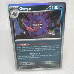 Gengar 050/088 Reverse Holo Pokemon Card Stage 2 Darkness Rare NM - Image 3