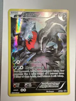 Darkrai XY114 Holo Full Art Black Star Promo Pokemon Card - Image 1