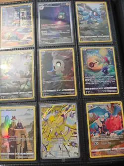 pokemon card binder. comes with 36 cards. BINDER INCLUDED - Image 2