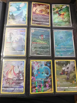pokemon card binder. comes with 36 cards. BINDER INCLUDED - Image 3