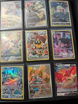 pokemon card binder. comes with 36 cards. BINDER INCLUDED - Image 4