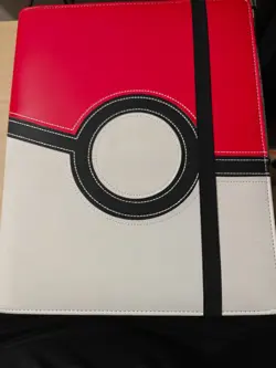 pokemon card binder. comes with 36 cards. BINDER INCLUDED - Image 5