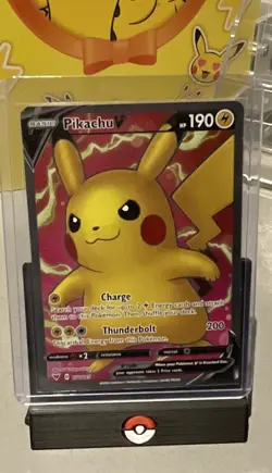 Pokemon TCG Pikachu V 170/185 SWSH04: Vivid Voltage Ultra Rare Pokemon Card - Image 1