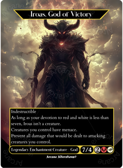 Iroas, God of Victory - Full Art Altered Art Custom Proxy Cards - Image 1