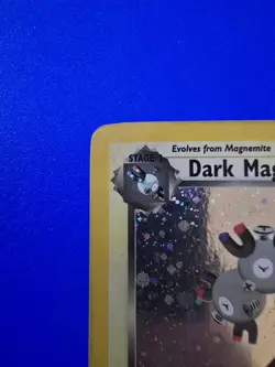 Dark Magneton TCG Holo Rare Card 11/82 Team Rocket Unlimited LP/MP - Image 2