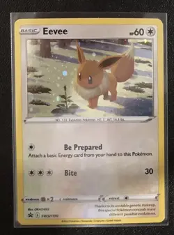60 pcs Eevee Black Star Promo SWSH 190 Pokemon Evolving Skies TCG Holo Rare🔥🚀 - Image 2