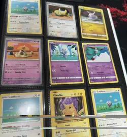 8 Knit Style Pokemon Cards From Asako Ito (1 Pikachu) 9 Card Lot - Image 1