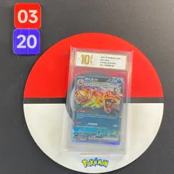 Pokemon S-Chinese 2025 Charizard Card CSV5C-075/129 Charizard EX RR Grade10 - Image 1