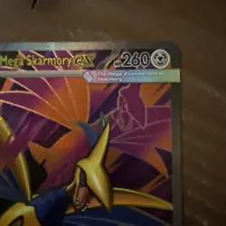 Mega Skarmory ex Ultra Rare Full Art 106/088 Pokemon Perfect Order Card NM 💥 - Image 2