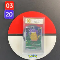 Pikachu Pokemon Card Rare 001/024 Chinese Edition CSDC Grade10 - Image 1