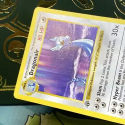 Pokemon TCG 1st Edition Shadowless Dragonair 18/102 LP Condition Non Holo Card - Image 3