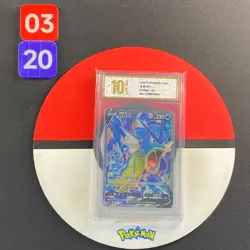 2024 Pokemon PTCG S-Chinese Card Sword & Shield CS4bC-135 Gyarados V Grade10 - Image 1