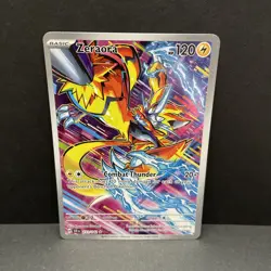 Zeraora 151/142 SV07: Stellar Crown Illustration Rare Pokemon Card - Image 1
