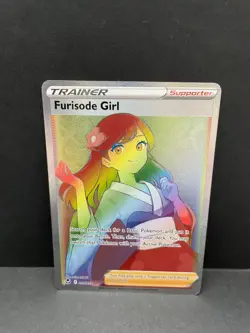 Furisode Girl 205/195 SWSH12: Silver Tempest Secret Rare Pokemon Card - Image 1